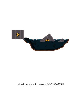 Isolated barrel biohazard and pollution design