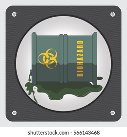 Isolated barrel biohazard and pollution design