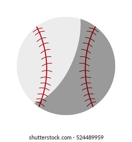 Isolated baseball toy design