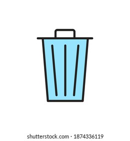 Isolated basket computers tecnology online icon- Vector