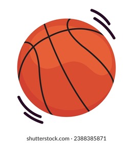 Icono aislado de baloncesto Vector