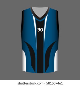 Isolated basketball shirt on a grey background, Vector illustration