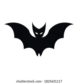 Isolated bat halloween october scary icon- Vector