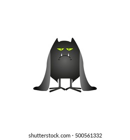 Isolated bat icon on a white background, Halloween vector illustration