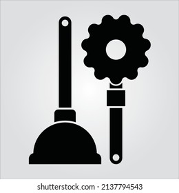 Isolated Bathroom Cleaner Scalable Vector Graphic