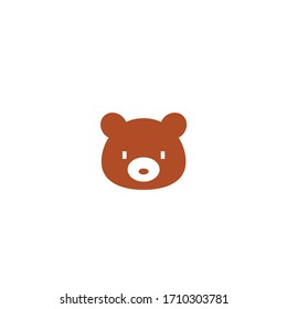 Isolated Bear Emoji, Emoticon, Vector Icon, Pictogram - Vector