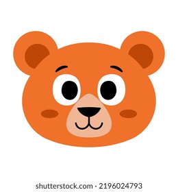 Isolated bear happy Avatar cartoon Vector
