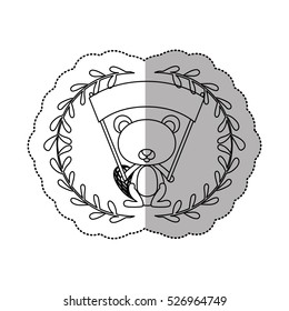 Isolated beaver cartoon design