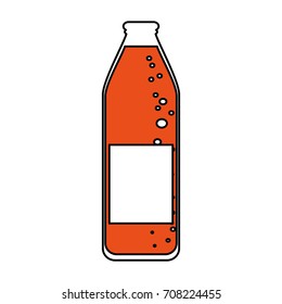 Isolated beer bottle design