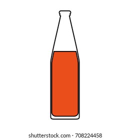 Isolated beer bottle design