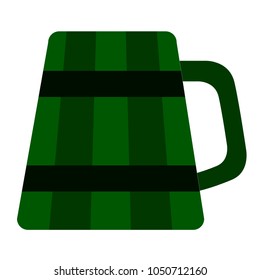 Isolated beer icon. Patrick day