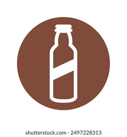 Isolated beer icon sticker Vector illustration