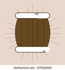 Isolated beer mug icon with special effects