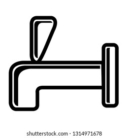 Isolated beer tap icon. Vector illustration design