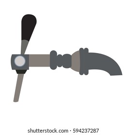 Isolated beer tap on a white background, Vector illustration