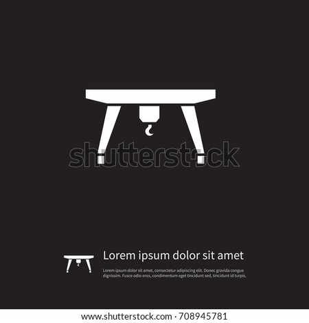 Isolated Bibcock Icon. Lift Vector Element Can Be Used For Crane, Lift, Bibcock Design Concept.