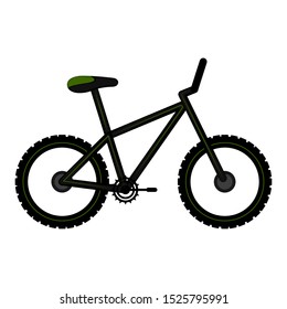 Isolated bicycle image on a white background - Vector