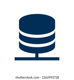 Isolated big data icon symbol on clean background. Vector backup element in trendy style.