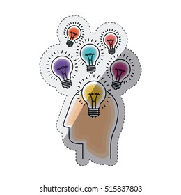 Isolated big idea draw design
