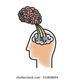 Isolated big idea draw design
