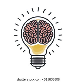 Isolated big idea draw design