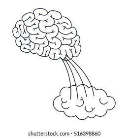 Isolated big idea draw design