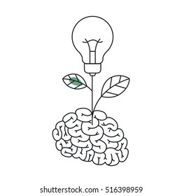 Isolated big idea draw design
