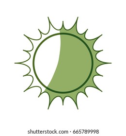 isolated big sun