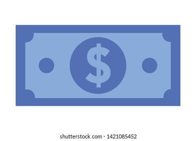 Isolated bill design vector illustration