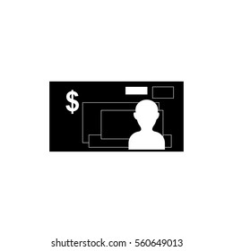 Isolated billet money icon vector illustration graphic design