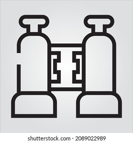 Isolated Binoculars Vector Images Transparent Scalable Vector Graphic Icon