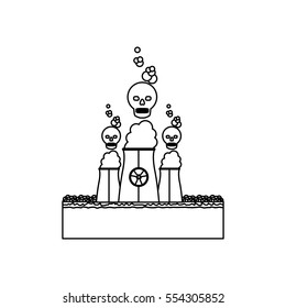 Isolated biohazard chimney design