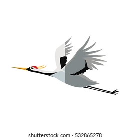 Isolated bird of china design