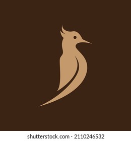 isolated bird Woodpecker logo design, vector graphic symbol icon sign illustration