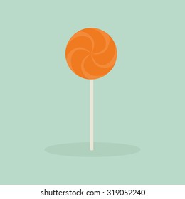 Isolated birthday icon on a blue background