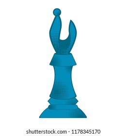 Isolated bishop chess piece icon