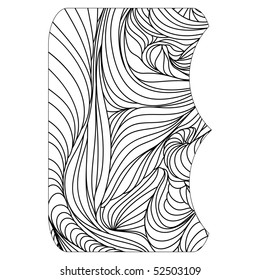 isolated bizarre typescript letter