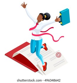 Isolated Black African Businesswoman Job vector character African women. American Woman isometric businesswoman isolated Vector job businesswoman Isometric American Business woman job black management