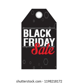 Isolated black friday label. Vector illustration design