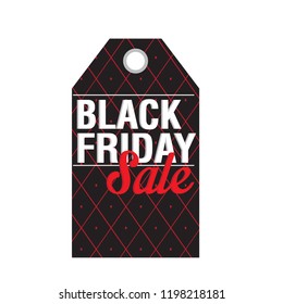 Isolated black friday label. Vector illustration design