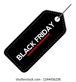 Isolated black friday label. Vector illustratio design