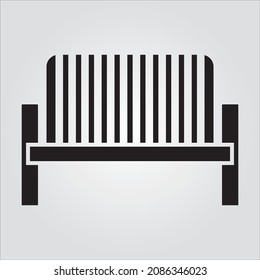 Isolated Black Garden Chair Multi Purpose Vector Images Transparent Scalable Vector Graphic
