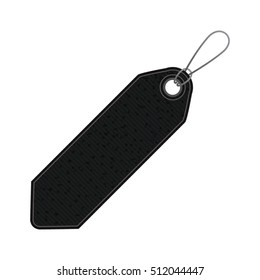 Diseño de etiqueta negro y grunge aislado