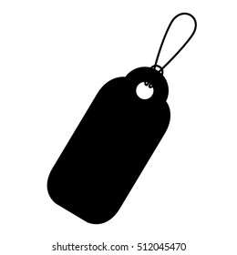 Isolated black label design