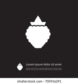 Isolated Blackberry Icon. Dewberry Vector Element Can Be Used For Bramble, Blackberry, Dewberry Design Concept.
