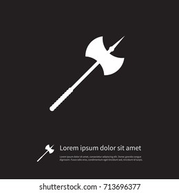 Isolated Blade Icon. Lumberjack Vector Element Can Be Used For Lumberjack, Blade, Ax Design Concept.