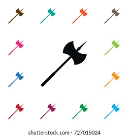 Isolated Blade Icon. Lumberjack Vector Element Can Be Used For Lumberjack, Blade, Ax Design Concept.