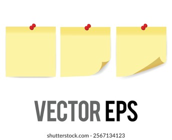 The isolated blank yellow memo notepad paper with shadow