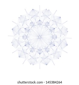 isolated blend snowflake