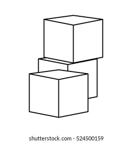 Isolated block toy design